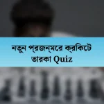 নতুন প্রজন্মের ক্রিকেট তারকা Quiz